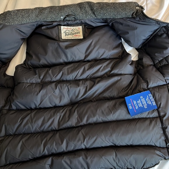 Penfield USA Collection STAPLETON WEED Black Tweed Down Vest Size Small - Picture 8 of 16